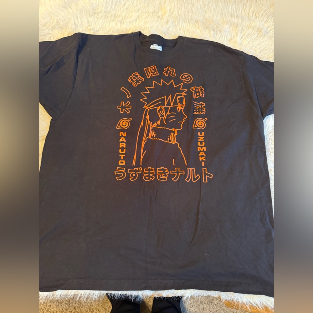 Ripple Junction Black Naruto Shippuden 20th Anniversary Tee